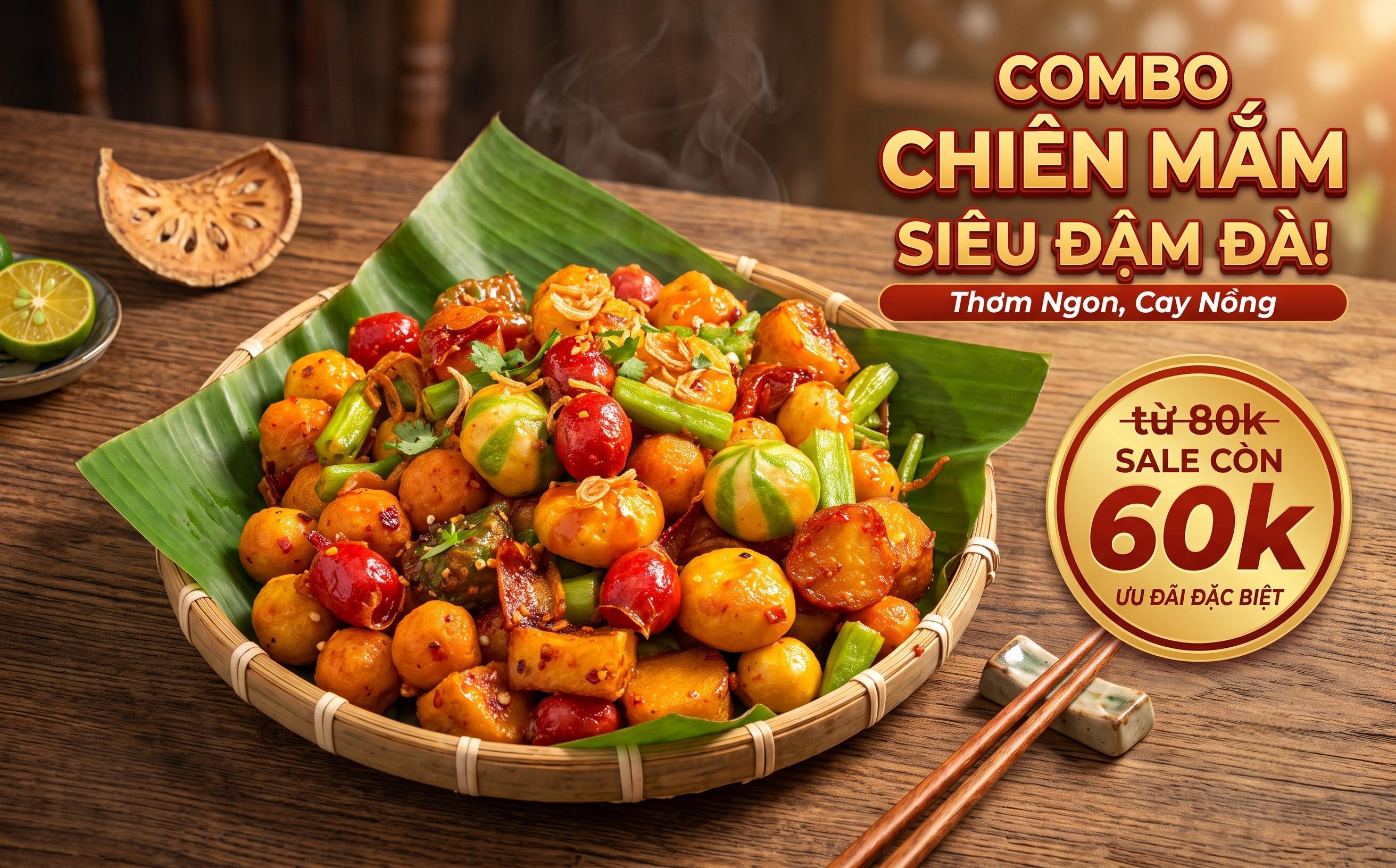 Combo Chiên Mắm Thập Cẩm
